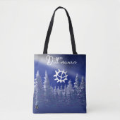 vinterlandskap tote bag (Voorkant)