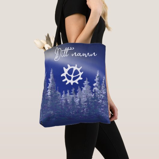 vinterlandskap tote bag (Dichtbij)