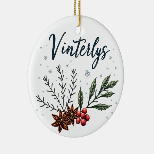 Vinterlys Scandinavian Christmas Ornament (Rechts)