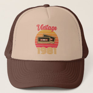 Vintgae Sunset 40e verjaardag Gift Trucker Pet
