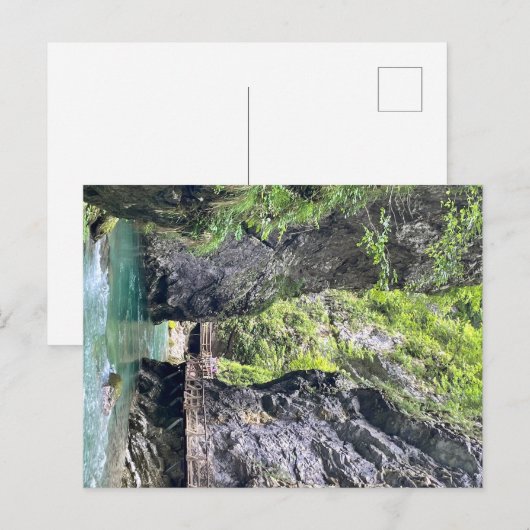 Vintgar Gorge, Slovenië Briefkaart (Voorkant / Achterkant)