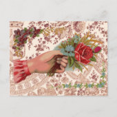 Vintge Bouquet Briefkaart (Voorkant)