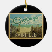 Vintnavel voor vliegveld keramisch ornament (Voorkant)