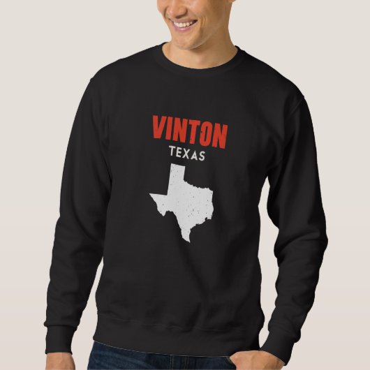 Vinton Texas USA State America Travel Texas Trui (Voorkant)