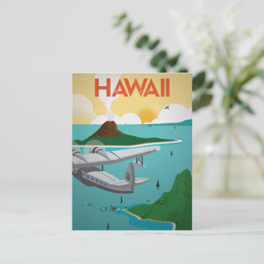 vintonijnreis in Hawaii Briefkaart (Staand voorkant)