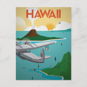vintonijnreis in Hawaii Briefkaart