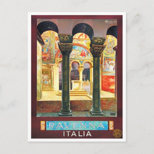 vintonijnreis uit Ravenna Italië Briefkaart (Voorkant)