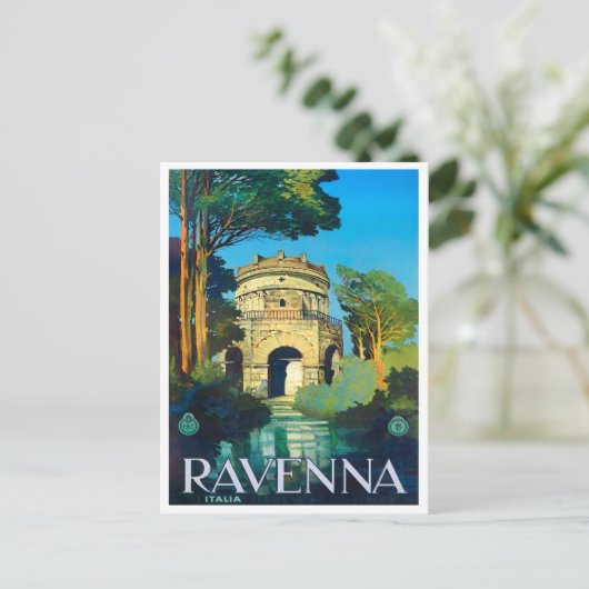 vintonijnreis uit Ravenna Italië Briefkaart (Staand voorkant)