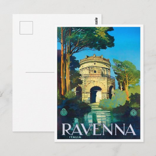 vintonijnreis uit Ravenna Italië Briefkaart (Voorkant / Achterkant)