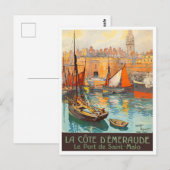 vintonijnreis uit Saint Malo France Briefkaart (Voorkant / Achterkant)