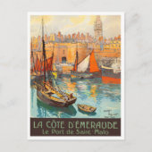 vintonijnreis uit Saint Malo France Briefkaart (Voorkant)