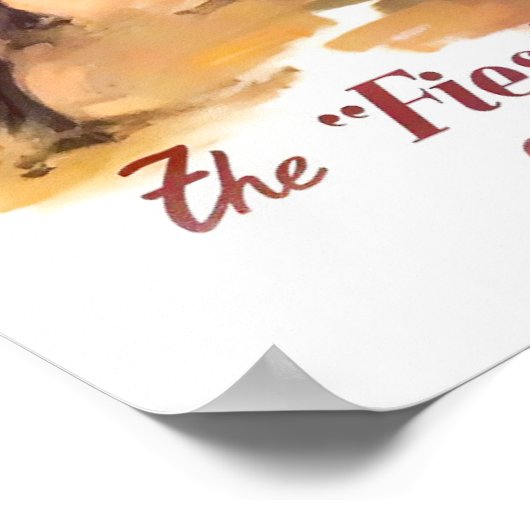 vintonijnreis uit Spanje Fiesta de Toros Poster (Hoek)