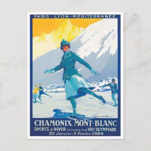 vintonijnreis van Chamonix France Briefkaart