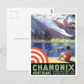 vintonijnreis van Chamonix France Briefkaart (Voorkant / Achterkant)
