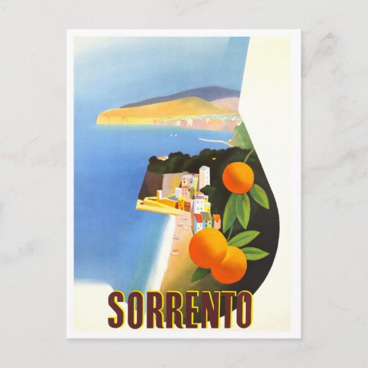 vintonijnreis van Sorrento Italië Briefkaart (Voorkant)