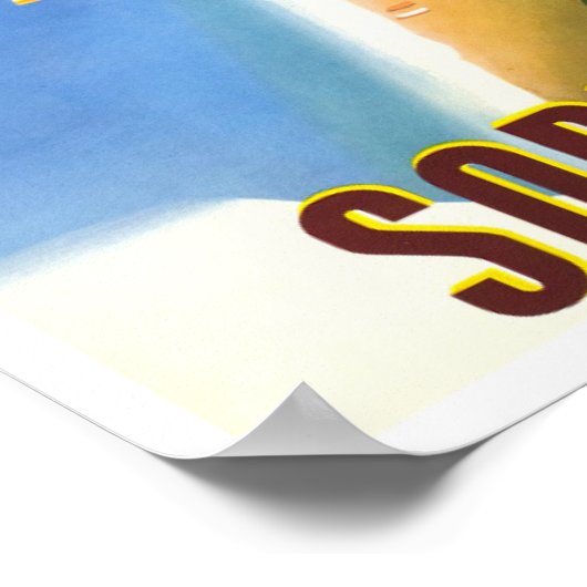 vintonijnreis van Sorrento Italië Poster (Hoek)