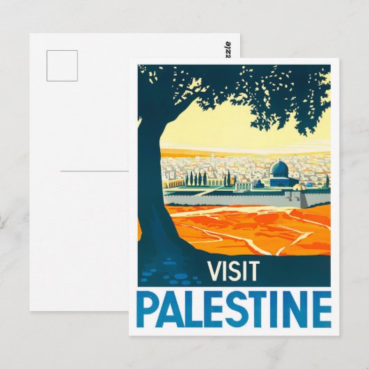 vintonijnreizen in Palestina Briefkaart (Voorkant / Achterkant)