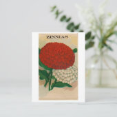 vintunete seed packet postcard briefkaart (Staand voorkant)