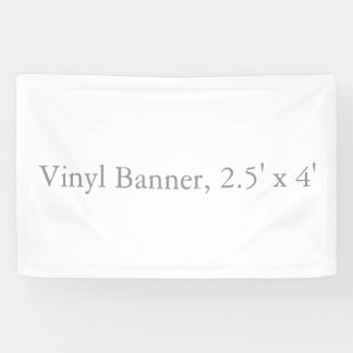 Vinyl 2,5' x 4' spandoek