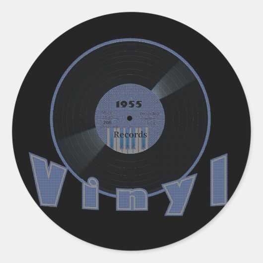 VINYL 33-RPM Record 1955 Label (Voorkant)