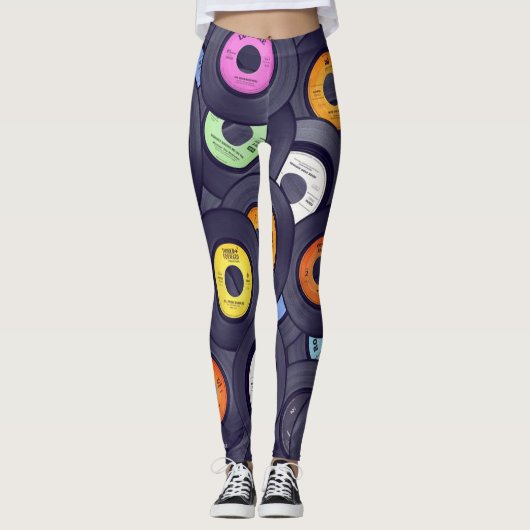 Vinyl 45 leggings (Voorkant)