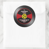 Vinyl 45 Record Label Familie Adres (Tas)