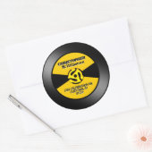 Vinyl 45 Record Label Persoonlijke Adres Sticker (Envelop)