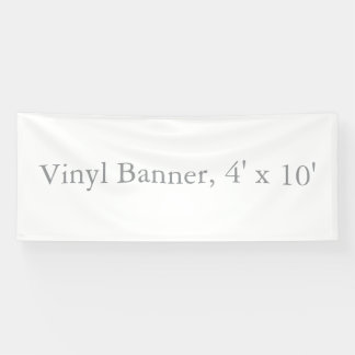 Vinyl 4' x 10' spandoek