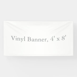 Vinyl 4' x 8' spandoek