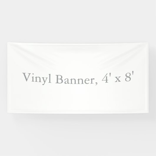 Vinyl 4' x 8' spandoek (Horizontaal)