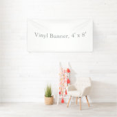Vinyl 4' x 8' spandoek (Insitu)