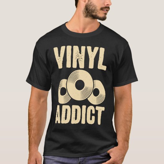 Vinyl Addict T-shirt (Voorkant)