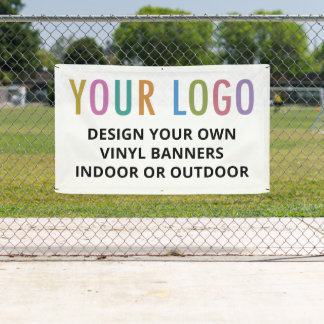 Vinyl banner met oogjes buiten of binnen wit