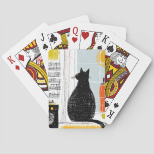 Vinyl Black Cat High Rise Live Set Pokerkaarten