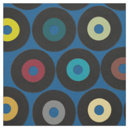 VINYL blauw Stof