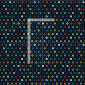 VINYL blauw Stof (Delen)