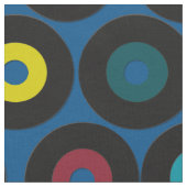 VINYL blauw Stof (Close Up)