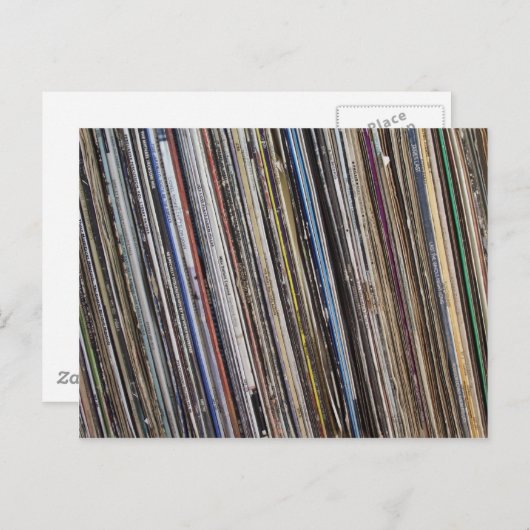 Vinyl Briefkaart (Voorkant / Achterkant)