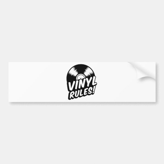 vinyl bumpersticker (Voorkant)