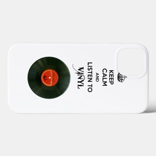 Vinyl Case-Mate iPhone Case (Achterkant (horizontaal))