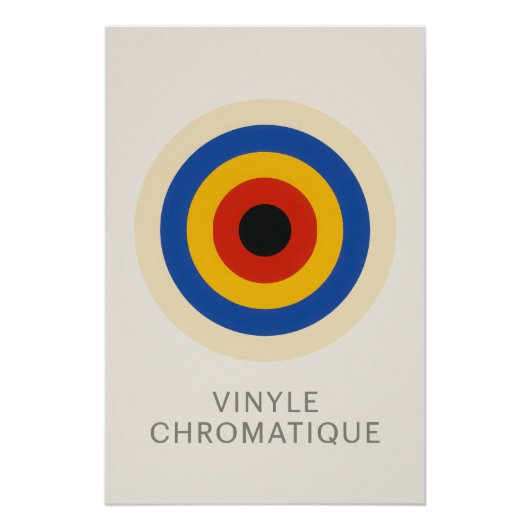 Vinyl Chromique - poster (Voorkant)