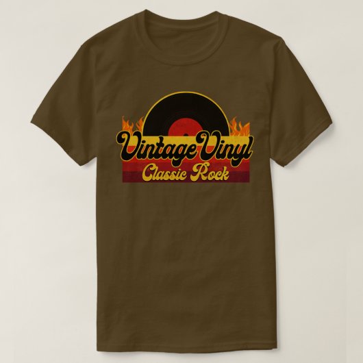  Vinyl Classic Rock T-shirt (Design voorkant)