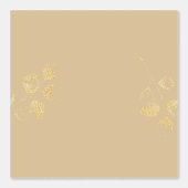 Vinyl col Taupe-behang Behang (Voorkant)