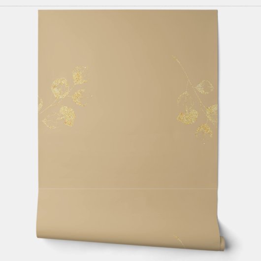 Vinyl col Taupe-behang Behang (Afrollen)