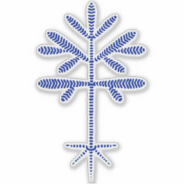 Vinyl Decal met een Blauwe Sproeier Sticker