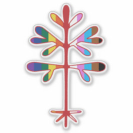 Vinyl Decal met Pride Sapling Sticker