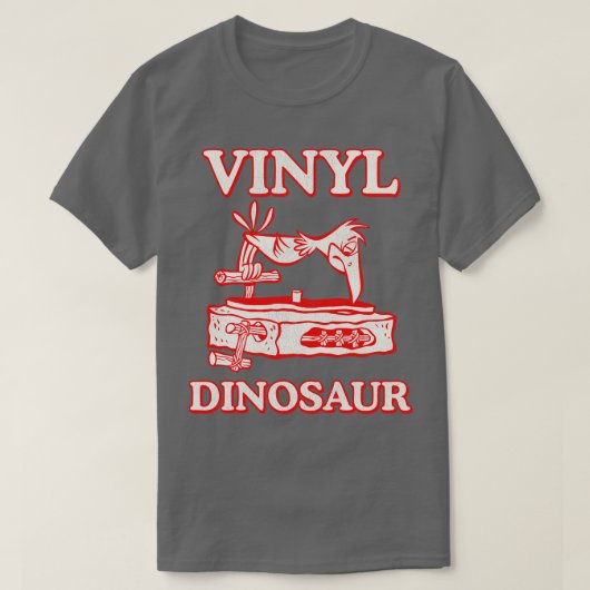 Vinyl Dinosaur T-shirt (Design voorkant)