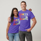 Vinyl DJ draaitafel platenspeler oude school T-shirt (Unisex)