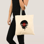 Vinyl DJ Music  smelten Tote Bag (Voorkant (product))