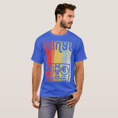 Vinyl DJ Shirt Retro Style Mixer (Voorkant volledig)